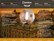 Tablet Screenshot of hostelcinnamon.com